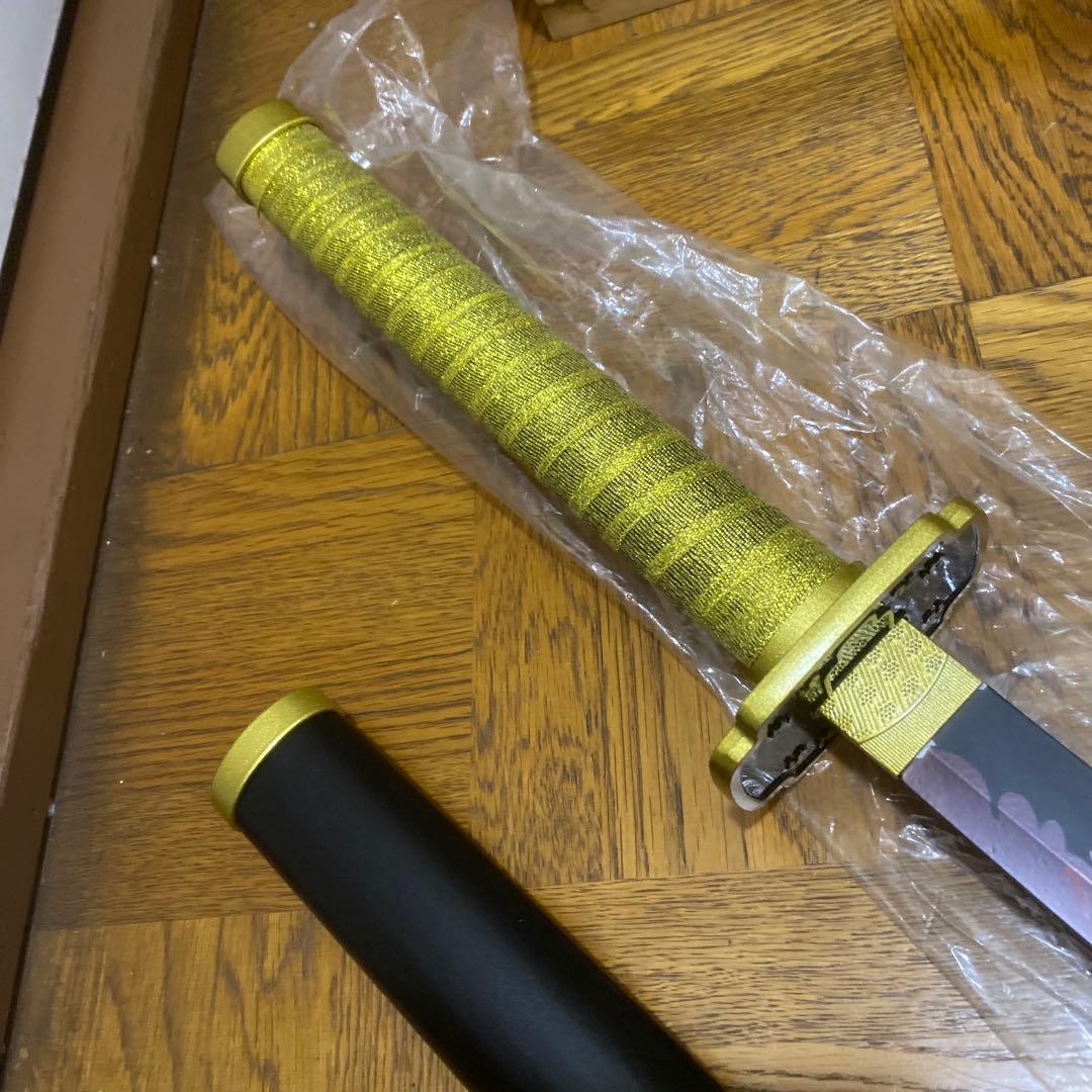 アニメ刀　鬼滅の刃 継国緑壱 日輪刀風　コスプレ刀　レプリカ刀　居合刀　オモチャ