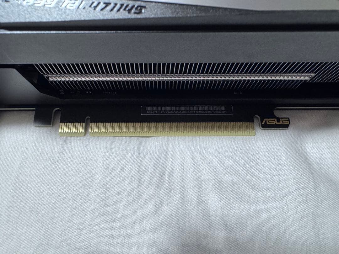 【動作品】ROG STRIX RTX3060ti O8G V2 GAMING