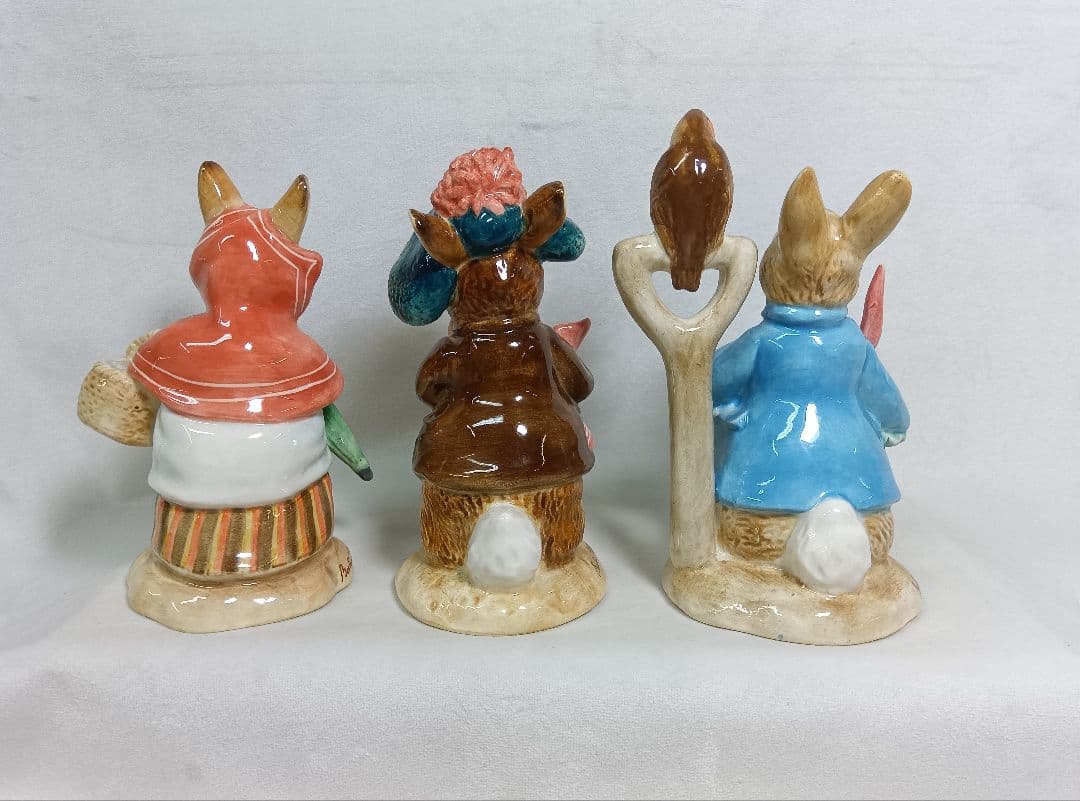 Beatrix Potter　ピーターラビット　陶器製置物　6体セット　2003