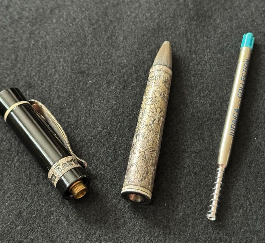 Peace Pen- X Pen クラシックなエンボス加工のブリキ仕上げ