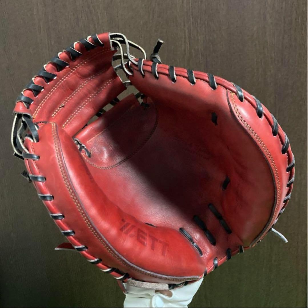 まさじさん専用 ZETT プロステイタス 軟式キャッチャーミット レッド