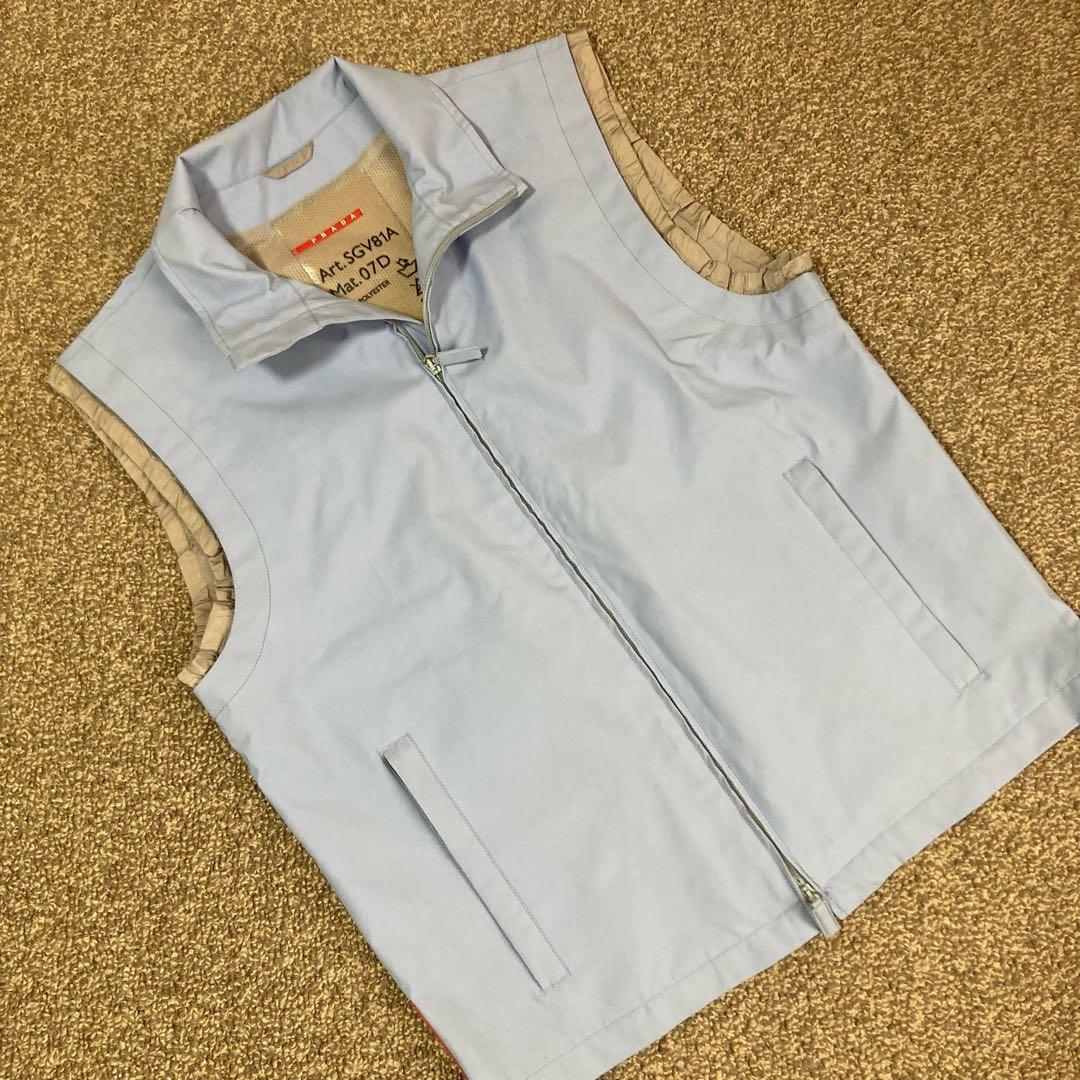 プラダスポーツ PRADA SPORT ベスト ジレ SGV81A ナイロン