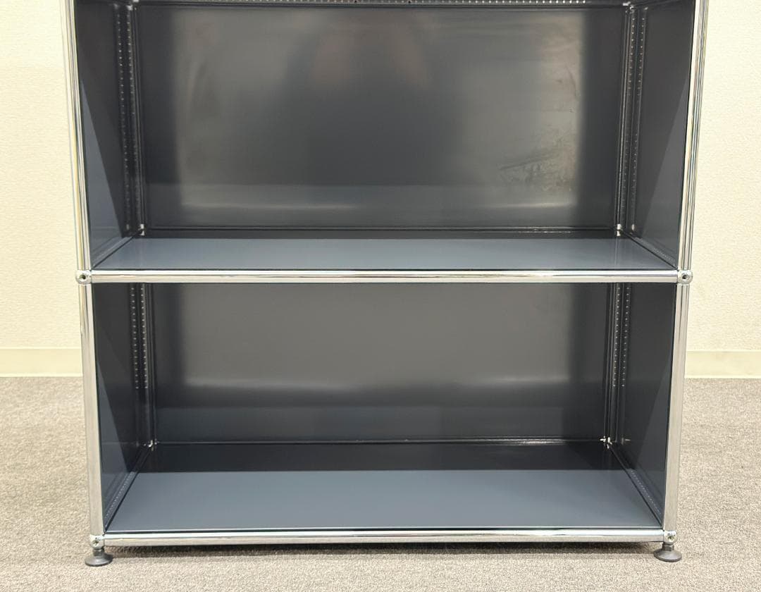 正規品■USMハラー■オープンシェルフ　1列3段　アントラサイト　オフィス