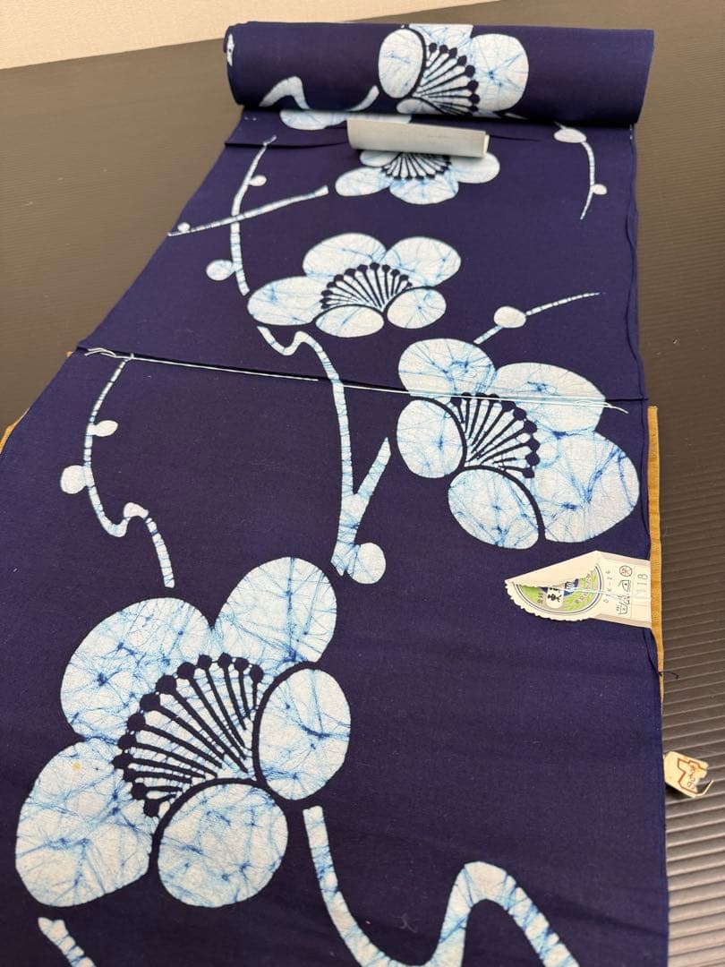 239)浴衣　反物　5点セット　綿100% 全て一着分　着尺