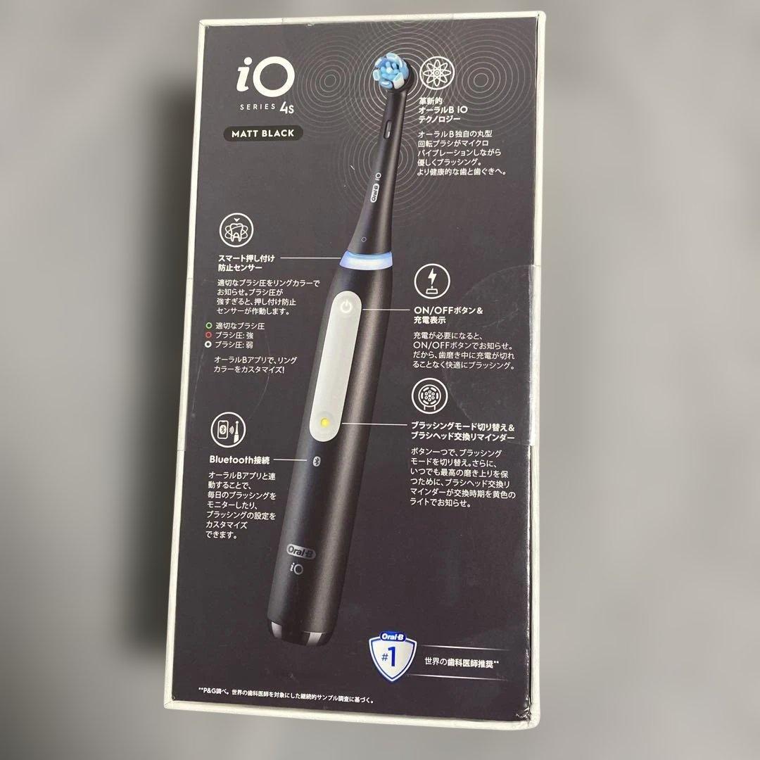 ブラウン電動歯ブラシ オーラルB iO4S iOG41B60BK マットブラック