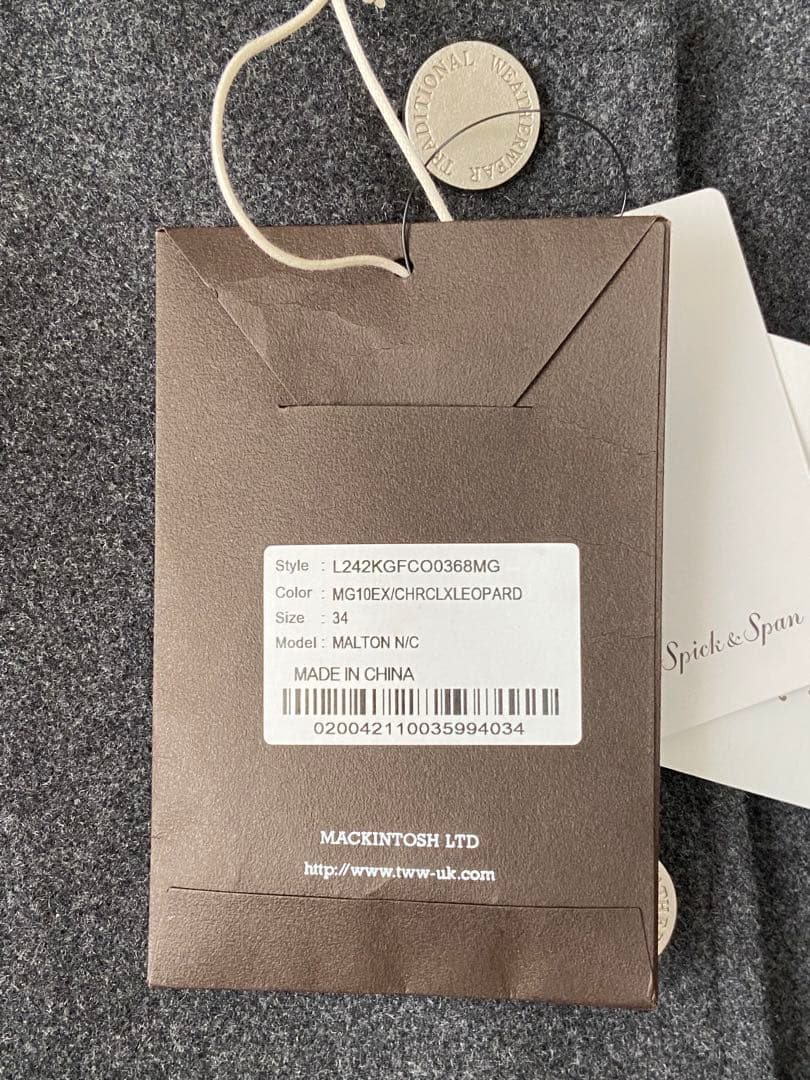 Spick & Span 別注トラディショナルウェザーウェアMALTON N/C