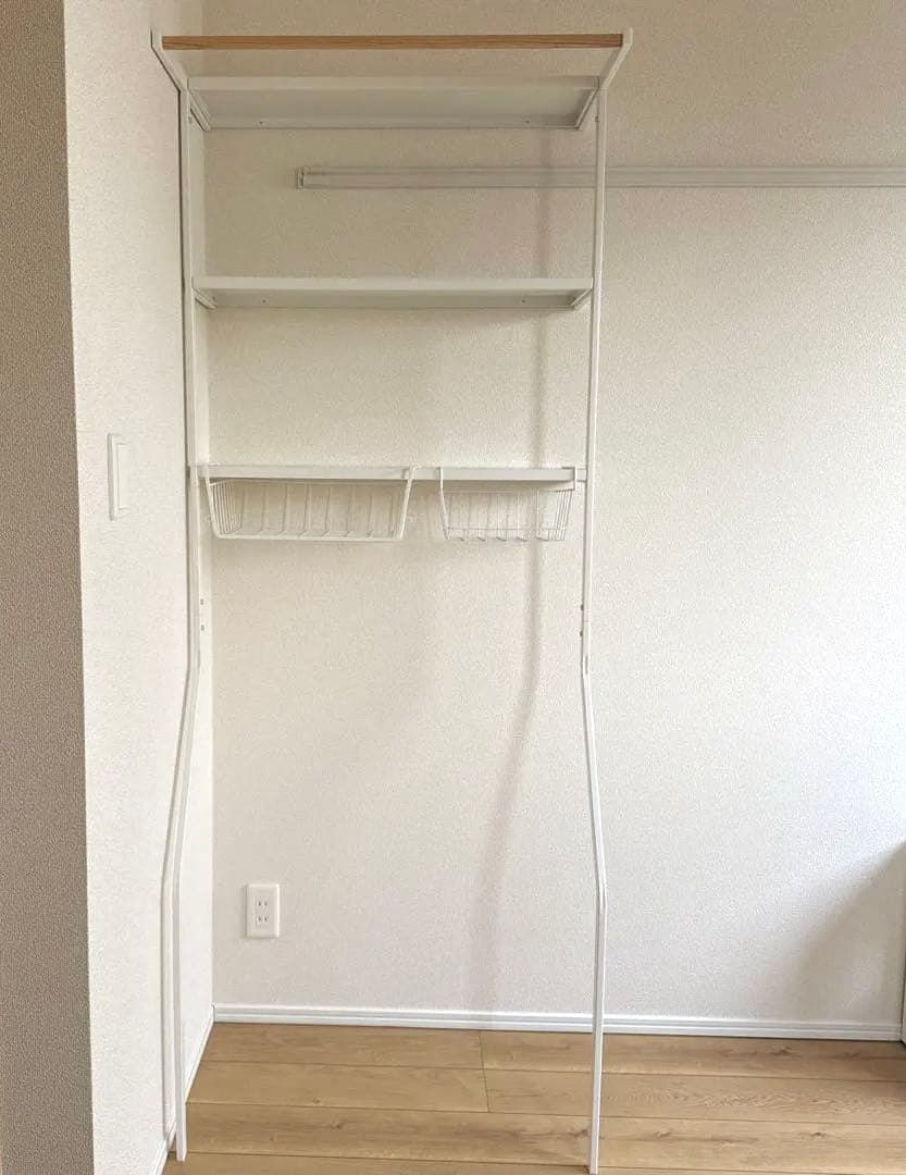 山崎実業 tower タワー 立て掛けランドリーシェルフ