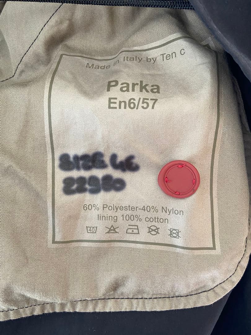 Ten-c Parka ダークネイビー 46 パーカ