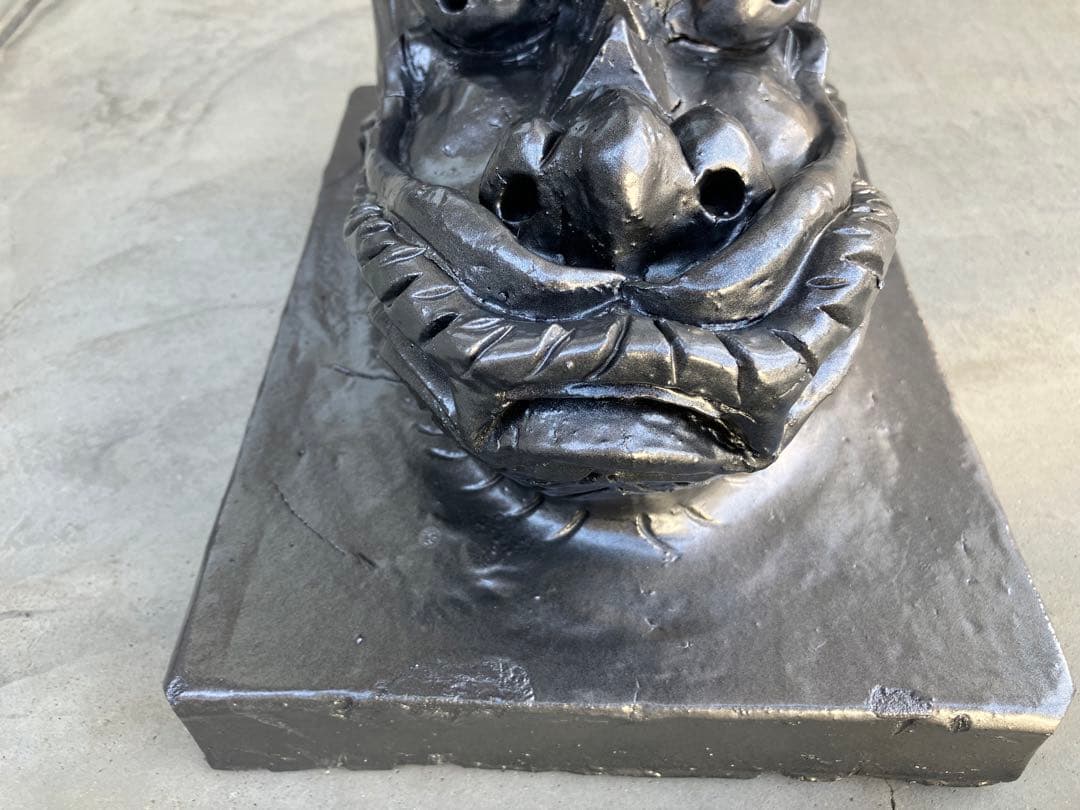 シャチホコ　鯱鉾　古瓦　鬼瓦　置物　オブジェ