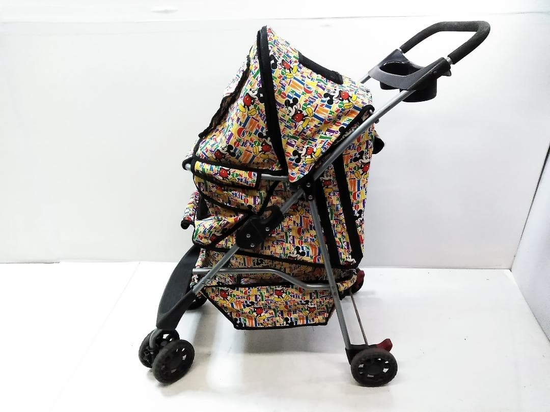 ペットパラダイスクリエイティブヨーコペット用カート 4輪ディズニーキャラクター□