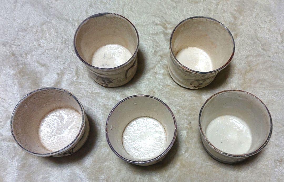 志野唐久郎向付け5客