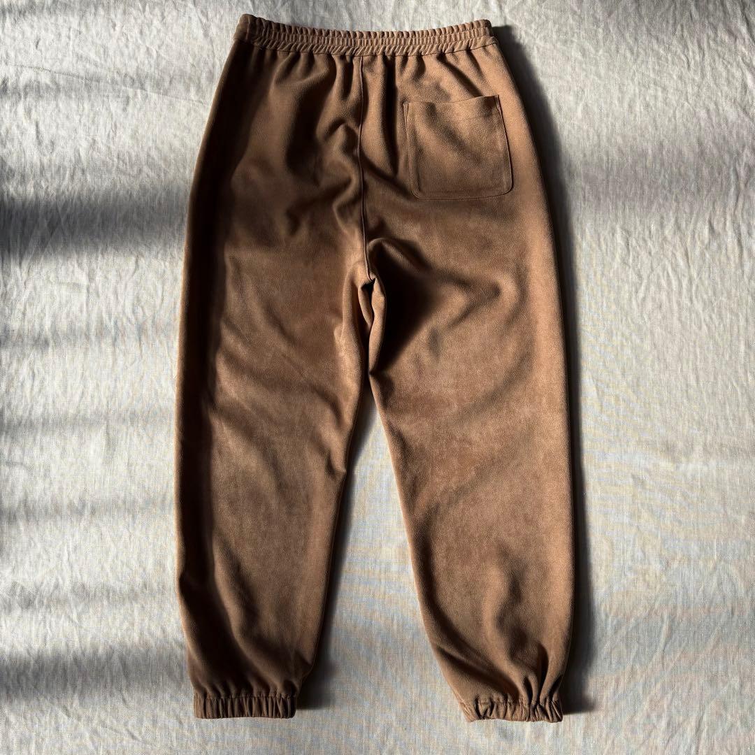 AVIREX フェイクスウェード セットアップ ジャージ ベロア ベージュ