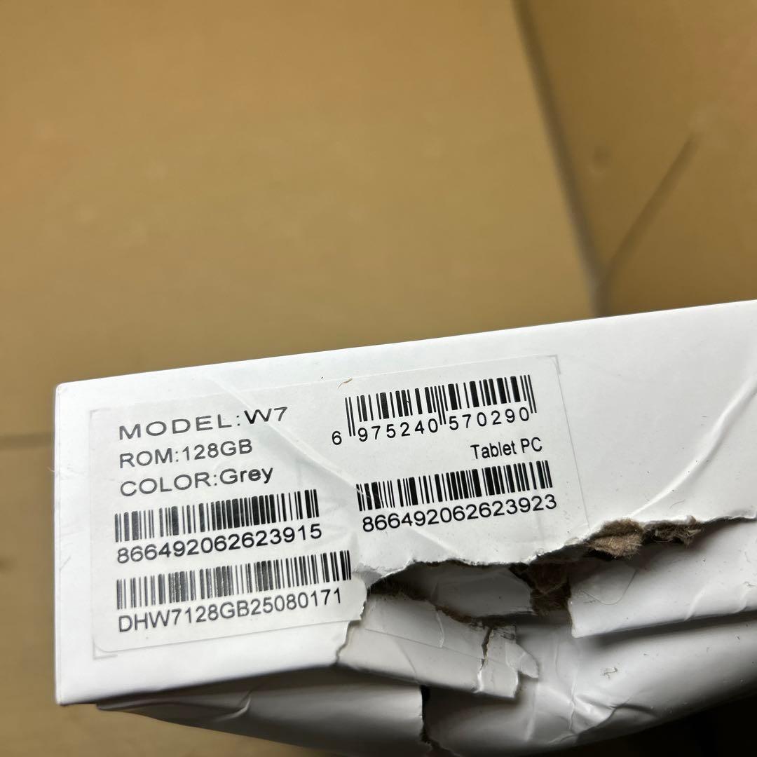 WPad7 Android15 SIMフリー　128GB グレー