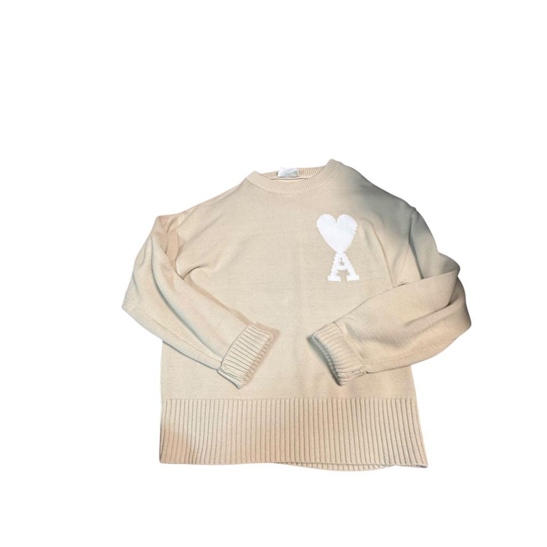 ami paris アミパリ ニット ベージュ　Lサイズ