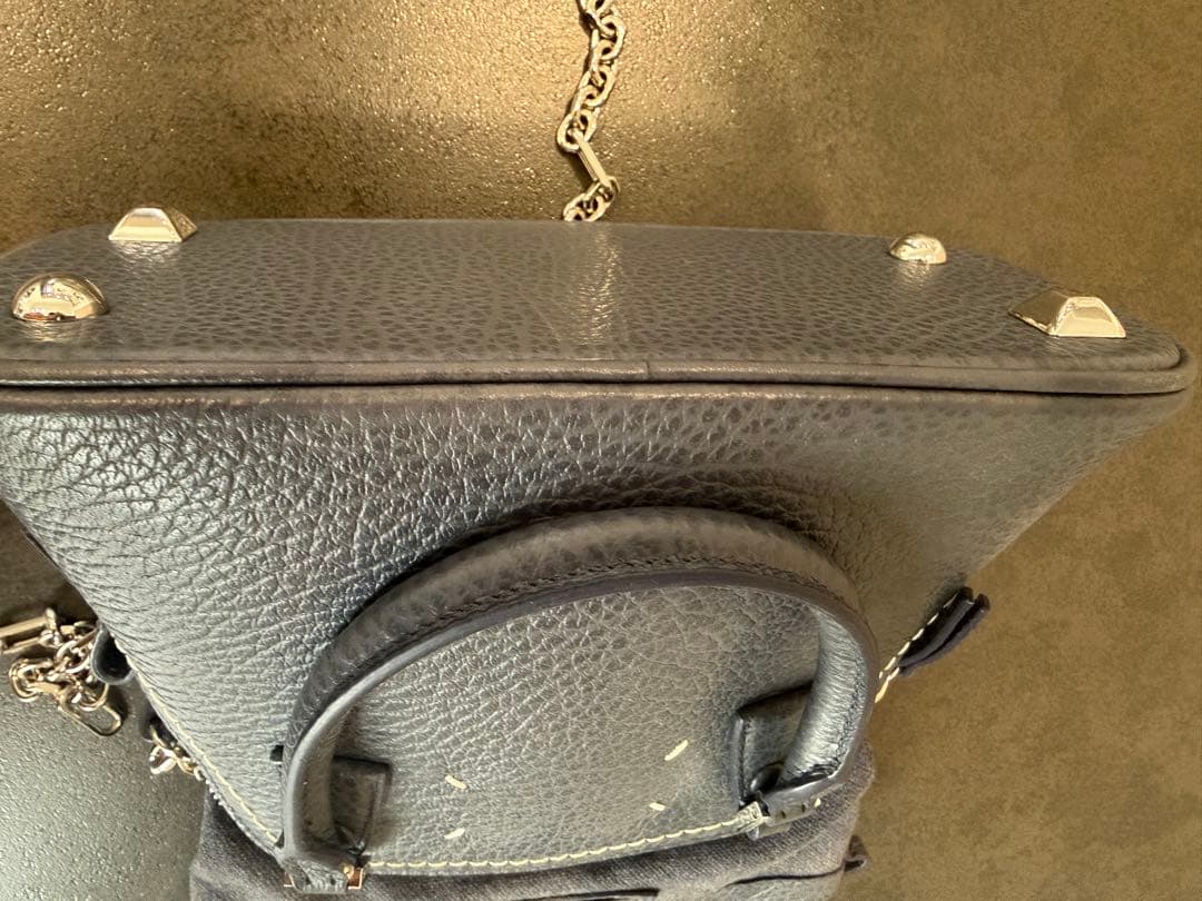 【ささこ】Maison Margiela 5AC ミニバック　ネイビー