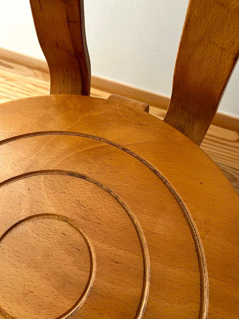 曲げ木スツール　送料込み