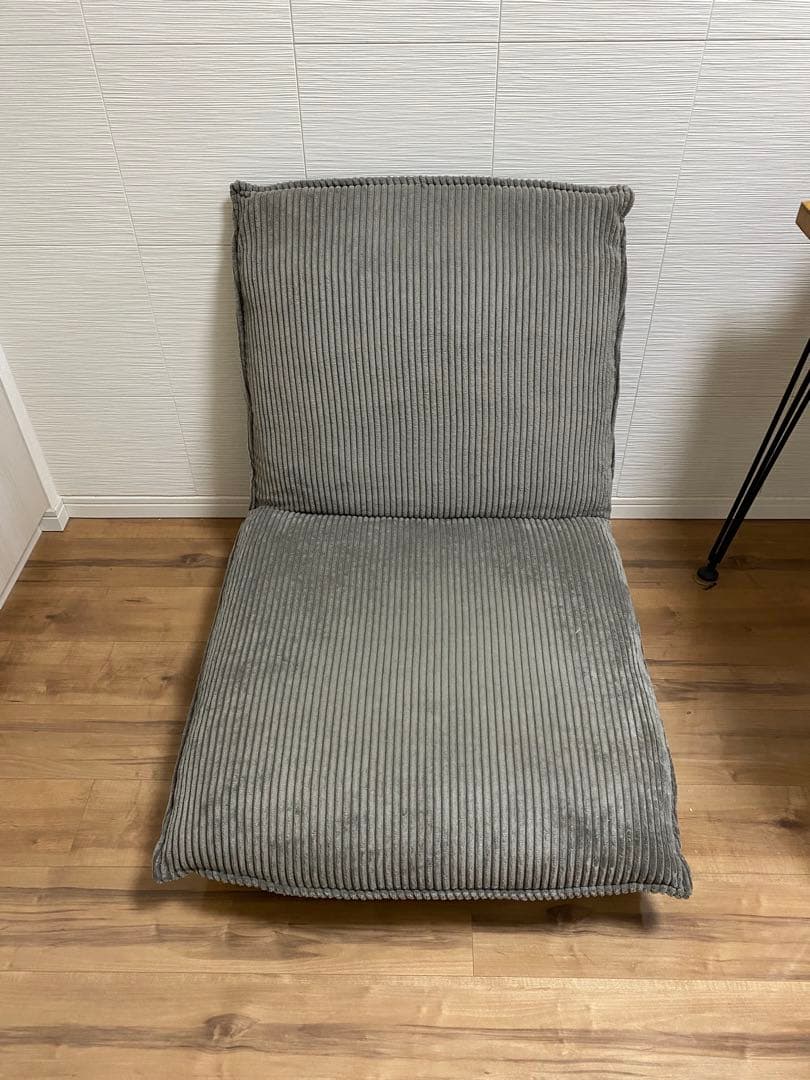 【再値下げ！】【１人用ソファ】コーデュロイ＆リクライニング付き