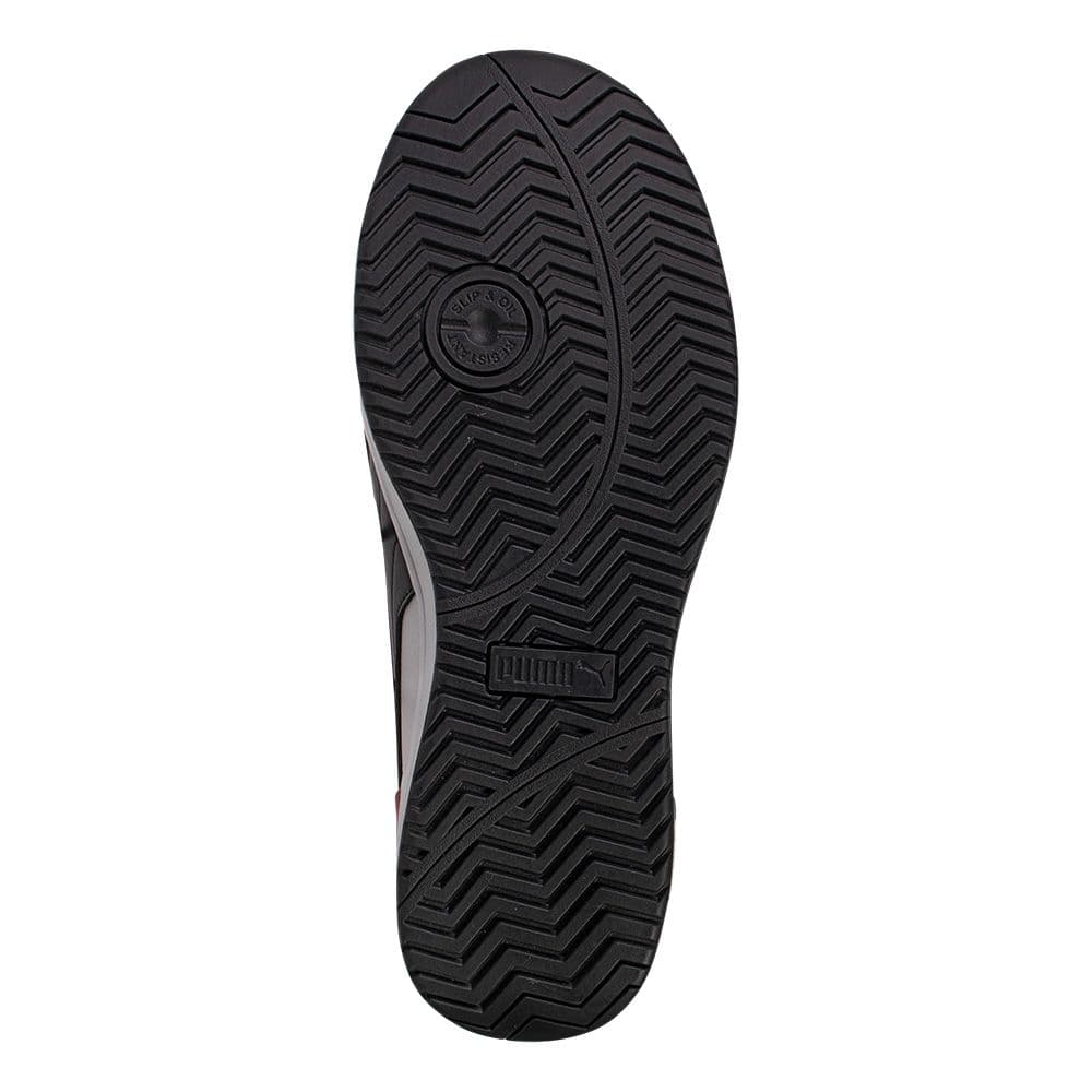 プーマ安全靴#64.208 27.0cmフロントコート　レッドロー