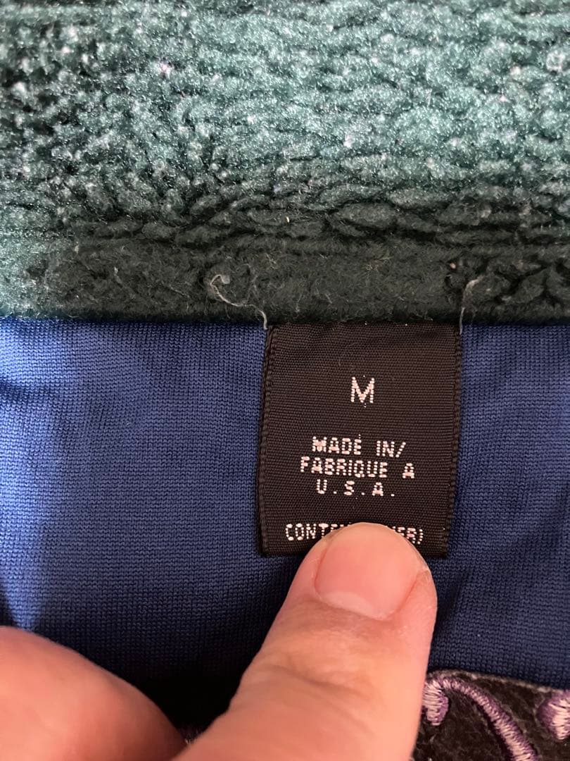 M*m様 Patagonia フリースベスト ハンターグリーン　96年90s U