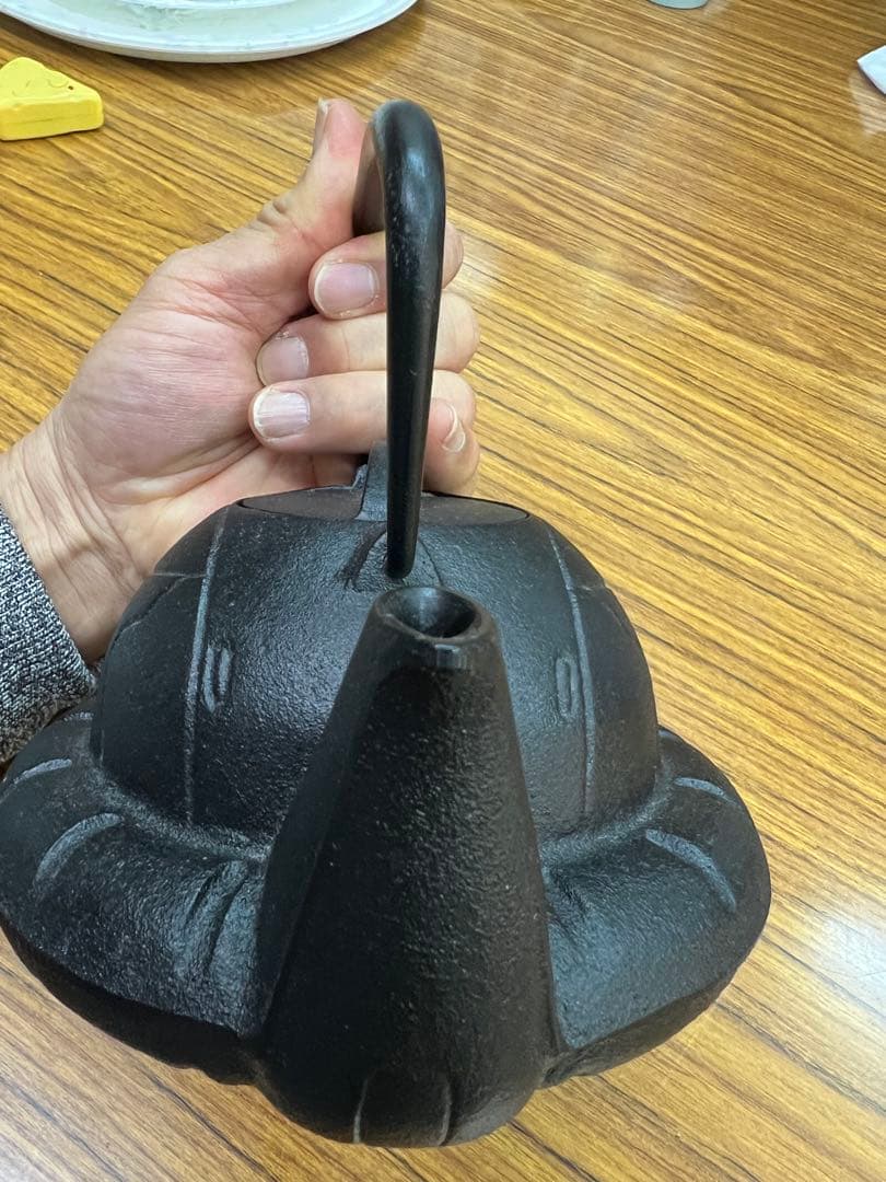 鉄瓶ZAKU 人気商品　希少　南部鉄器 ➕「雨ニモマケズ」の鉄瓶敷　南部鉄器