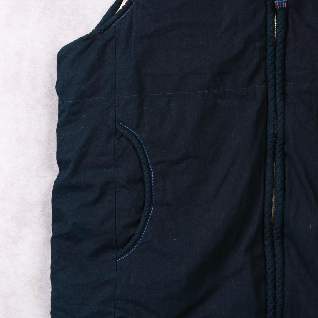 PAL'LAS PALACE　ダウンベスト　ネイビー 秋冬 人気 大きいサイズ