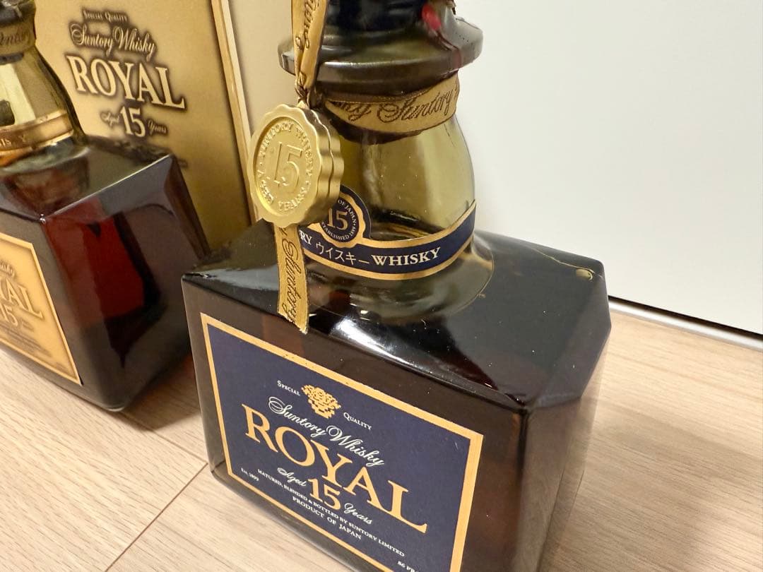 ローヤル15年 青ラベル 金ラベル 2本セット 【お値下げ不可】
