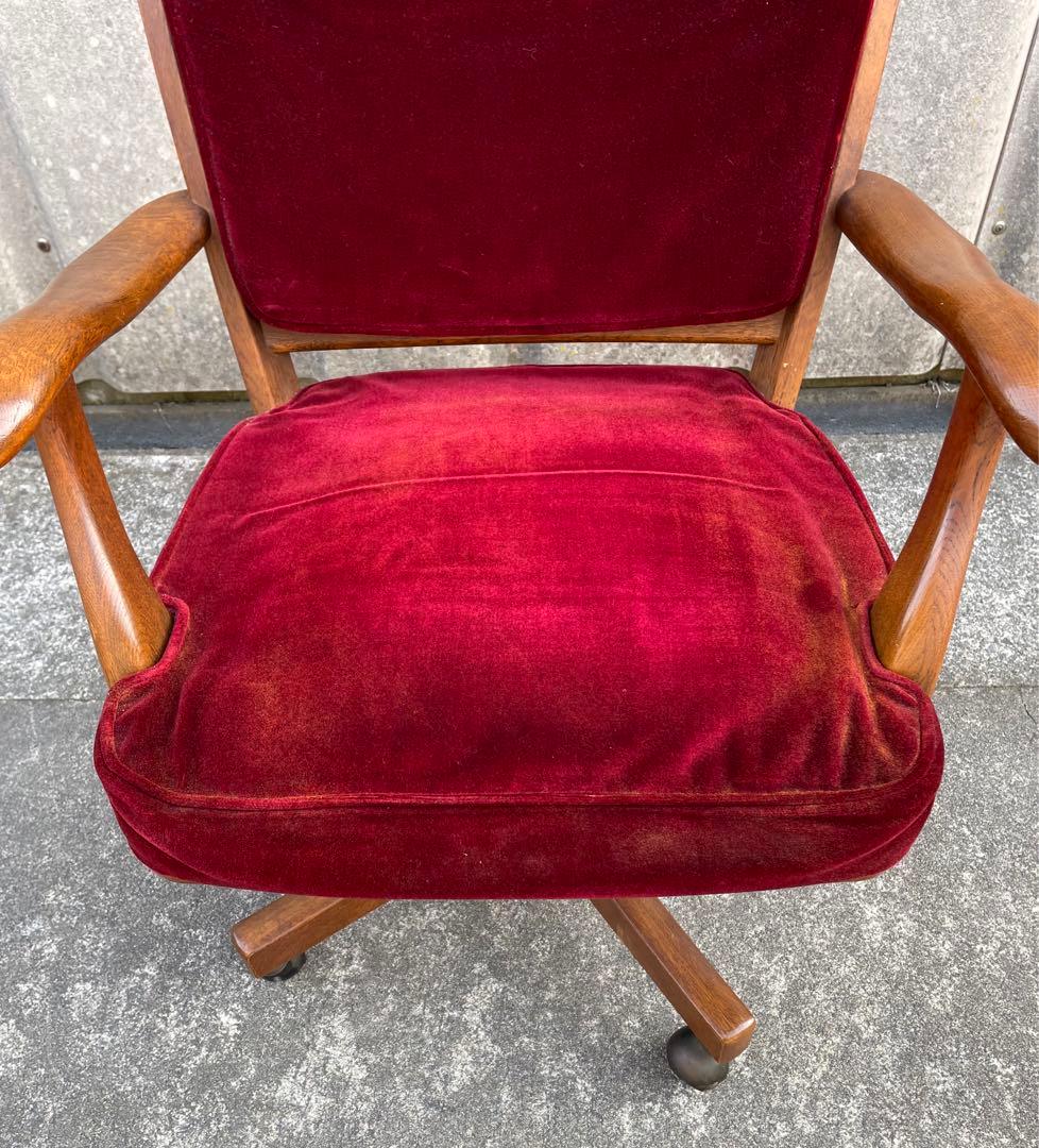 稀少/カリモク/コロニアル/デスクチェア/アームチェア /回転椅子/椅子/②