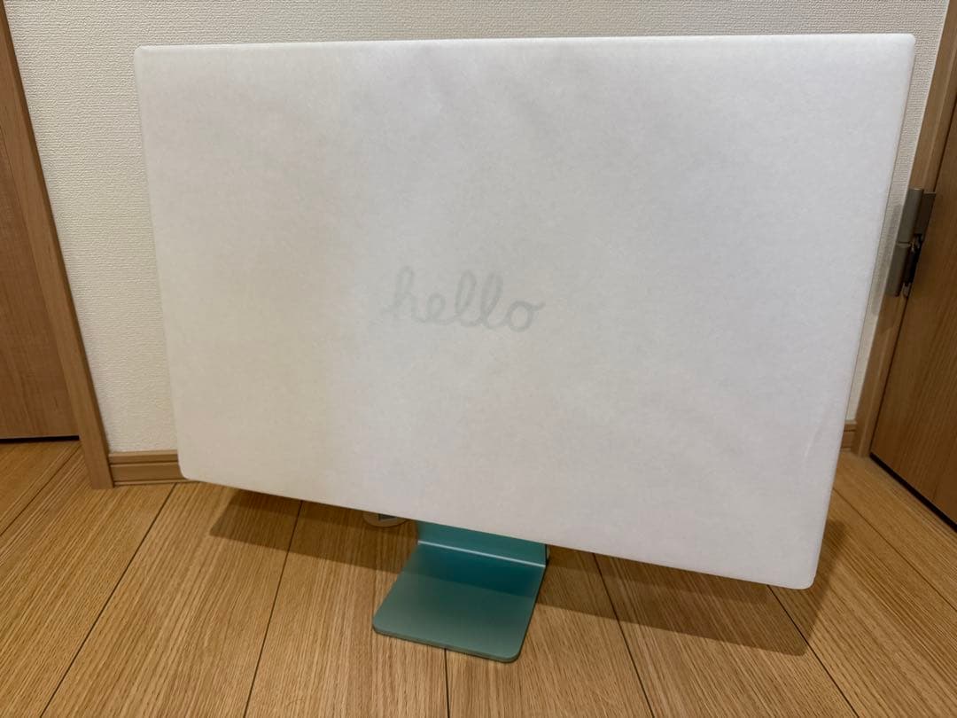 【未使用】iMac 24インチ M4 グリーン \"本体+電源ケーブルのみ\"