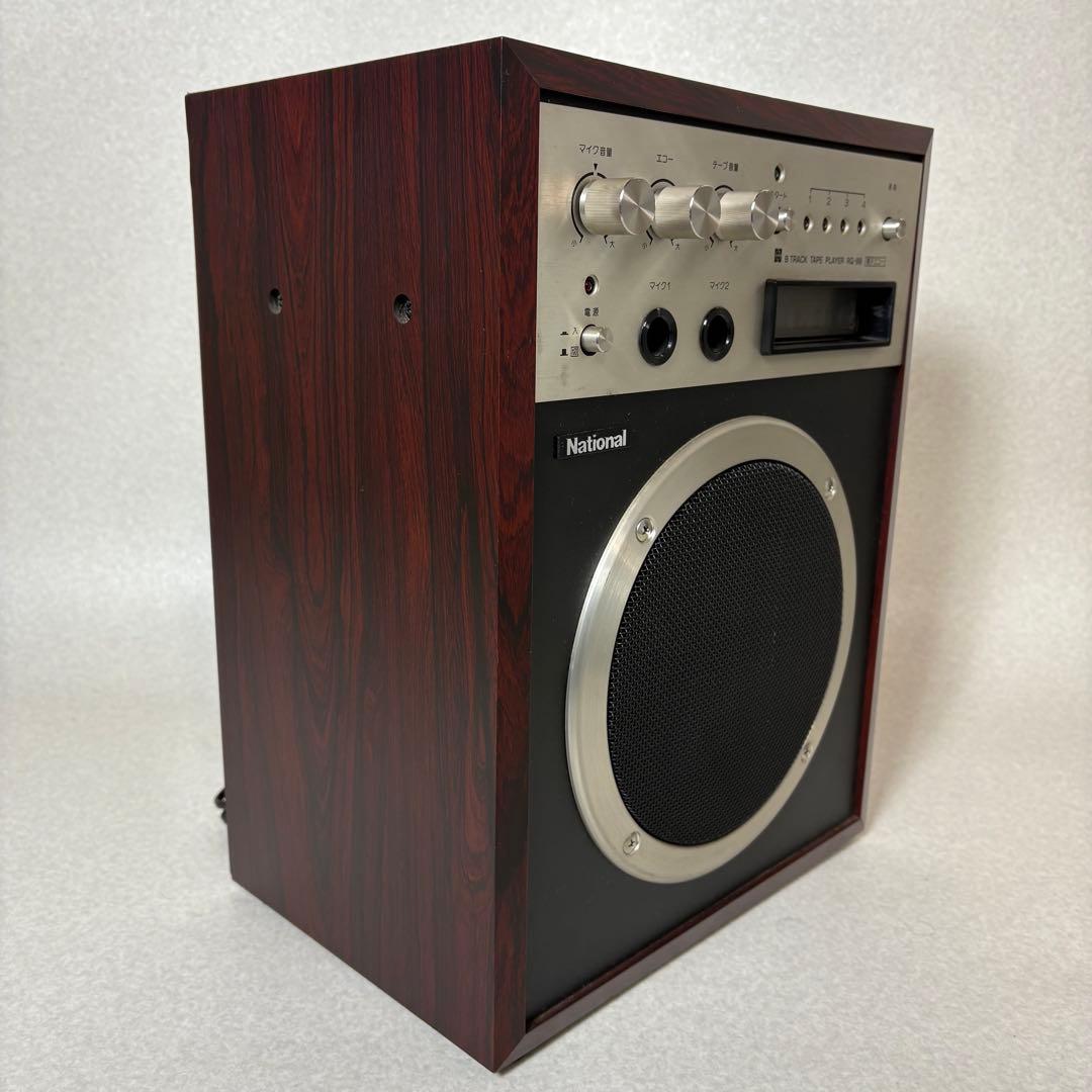 National RQ-88 8トラック カラオケ機 昭和レトロ 動作品 テープ
