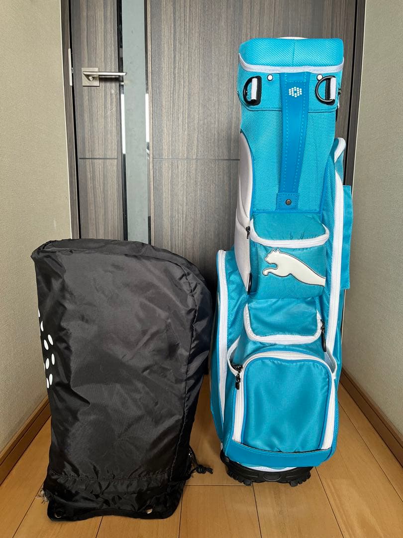 美品　希少PUMA スタンド式キャディバッグ 軽量仕様　レディース　ベルト無し