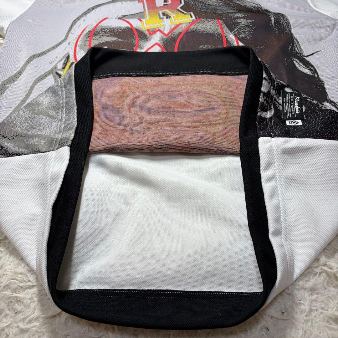 RUSSELUNO ポロシャツ サイズ5 グラフィックプリント 美品【1164】