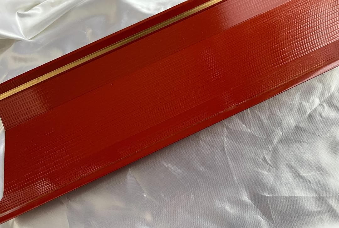 【宮内庁御用達】山田平安堂 特大60cm 樽盛器 金縁 朱塗り 伝統工芸 希少