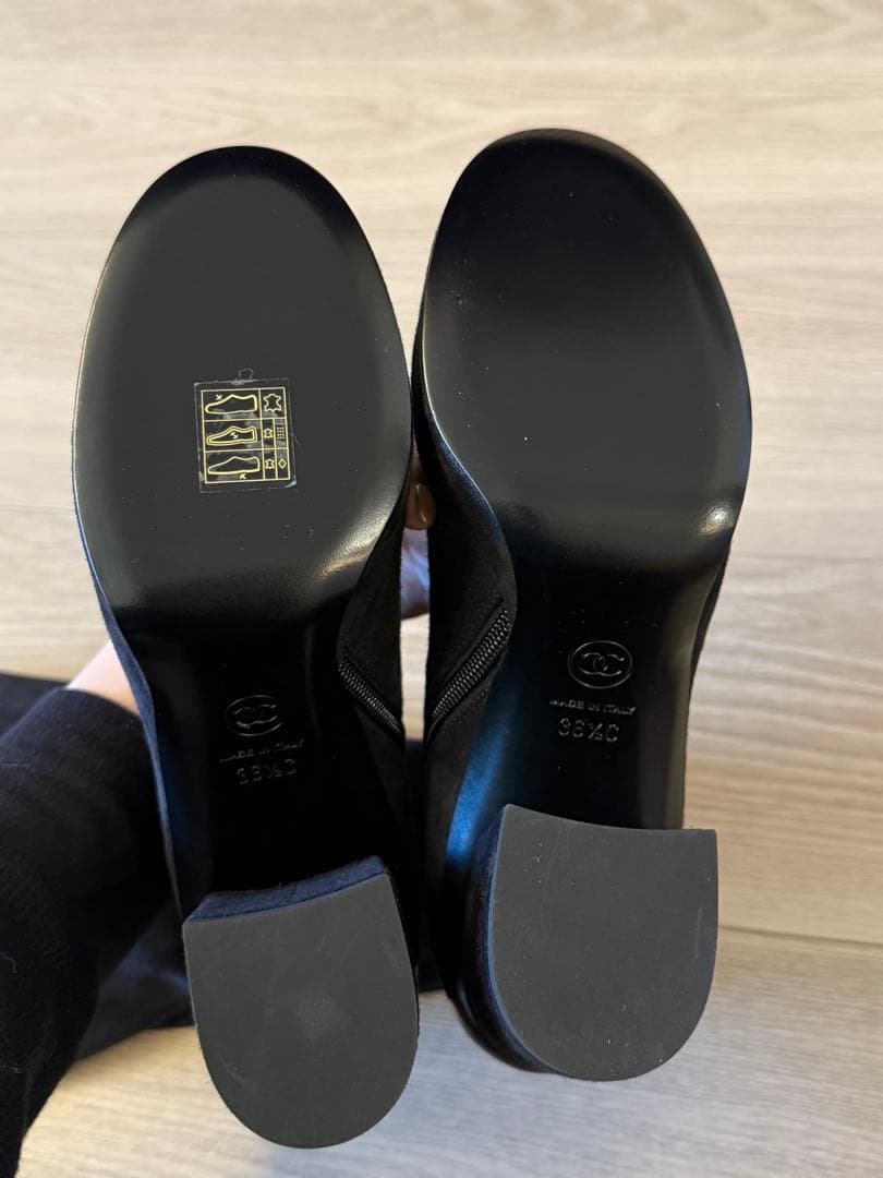 【新品未使用】CHANEL シャネル ロングブーツ スエード 36 1/2