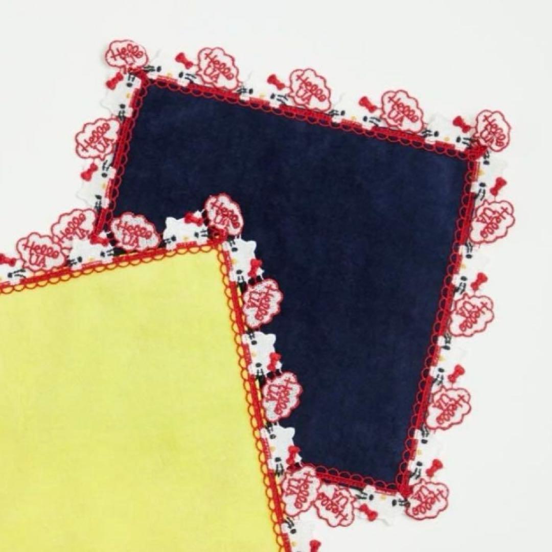 ハローキティ✖️ 近沢レース店 ✖️ ユナイテッドアローズ ☆ハンカチ ／ ネイビー