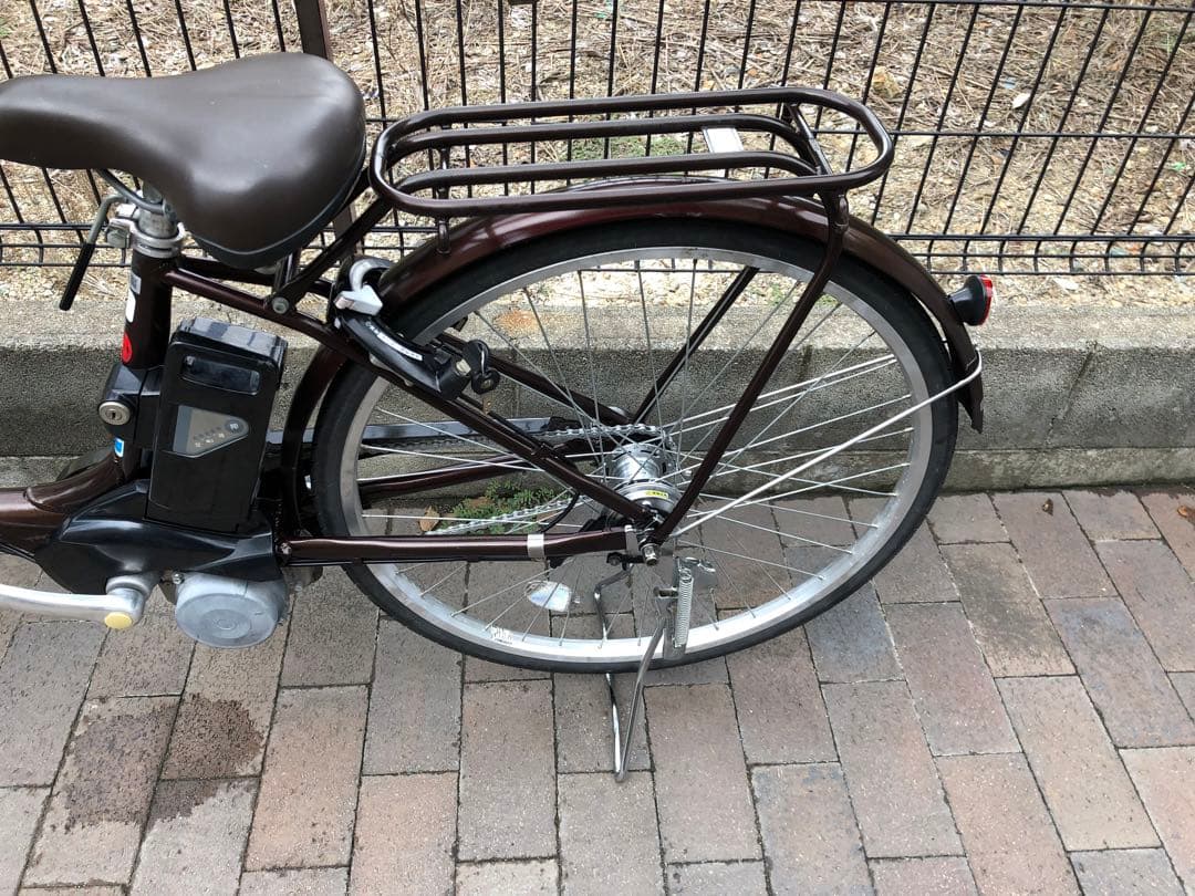 整備点検済み　電動アシスト自転車 ブリヂストンアシスタ　26インチ　ブラウン
