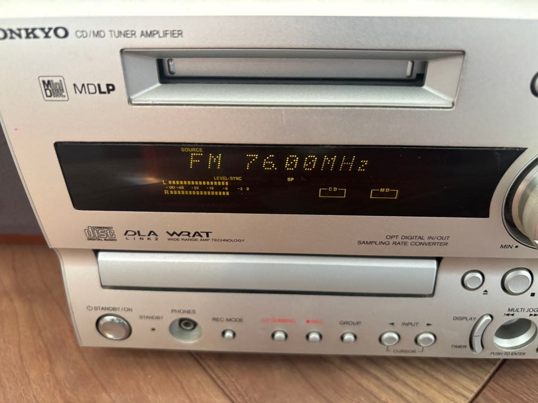 ジェキ様用　ONKYO CD/MD ミニコンポ FR-X9A