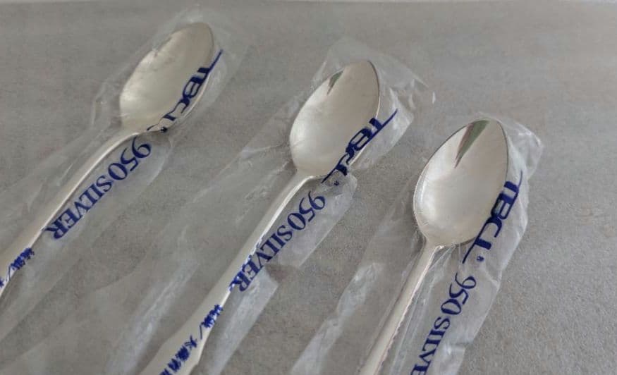 銀製スプーン3本セット　シルバー950 TBCL　燕物産