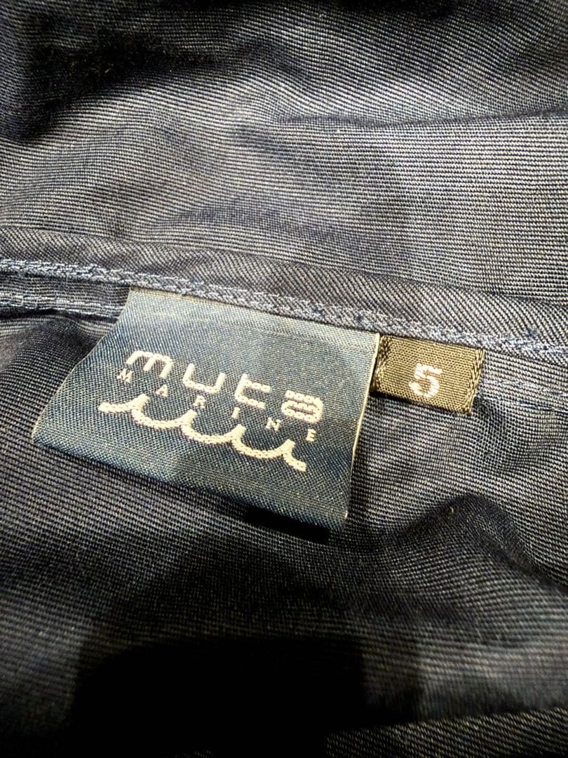 muta MARINE フーデットジャケット ネイビー