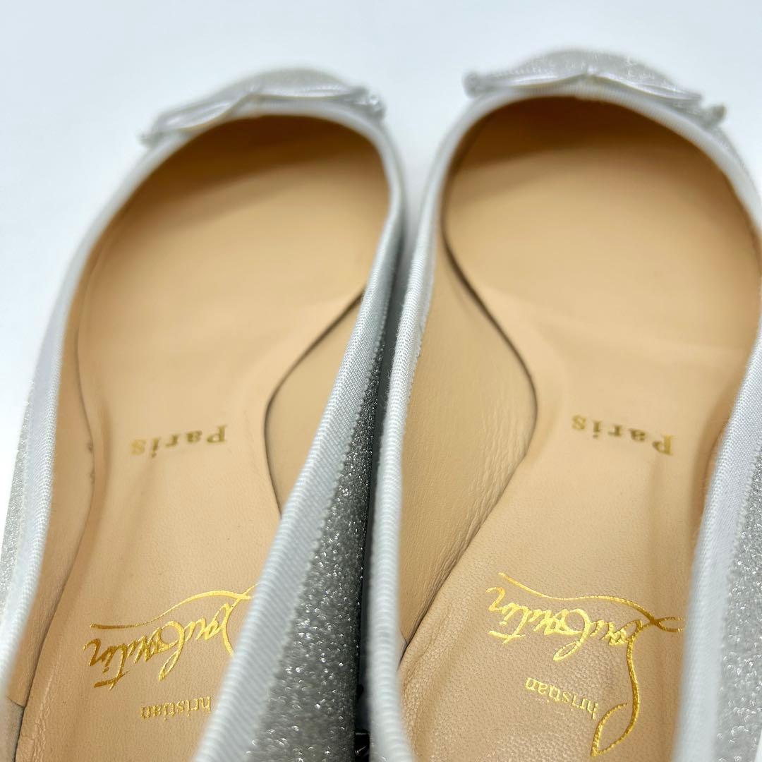 【極美品】クリスチャンルブタン フラットシューズ