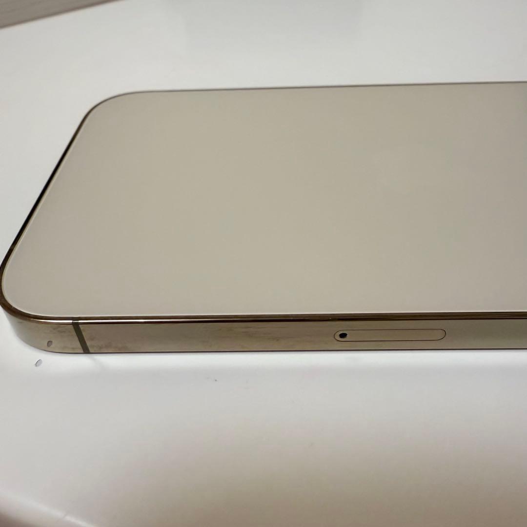 【美品】Apple iPhone 14 Pro本体 ゴールド　128GB