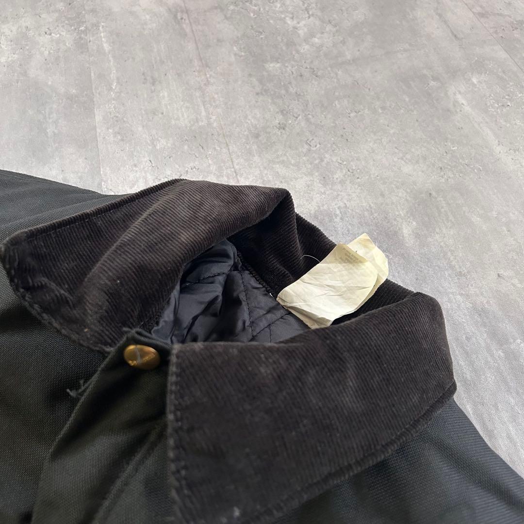 P276【42R】【ダブルニー】カーハート 防寒つなぎ 中綿入り 黒 メキシコ製