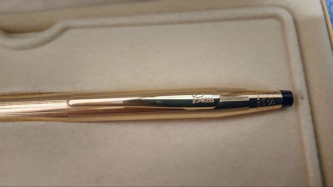 ✨CROSS 14KT 旧ロゴ ボールペン✨