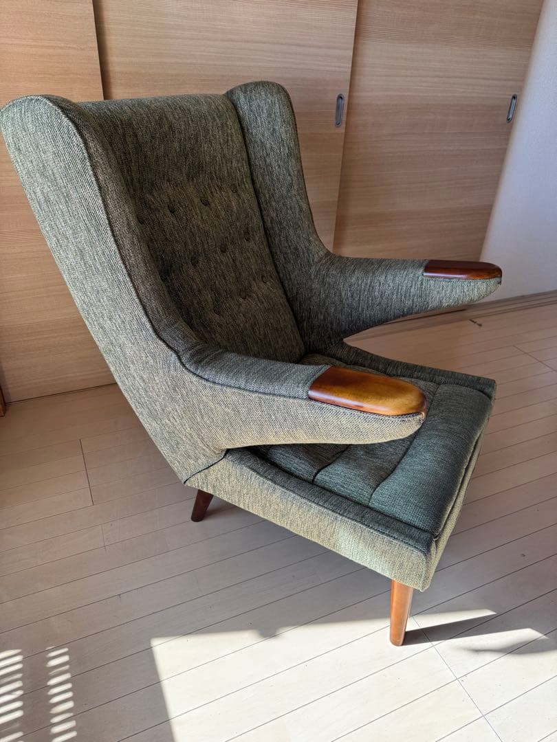 【リプロダクト】ベアチェア ハンス・J・ウェグナー ハイバック1人掛けソファ