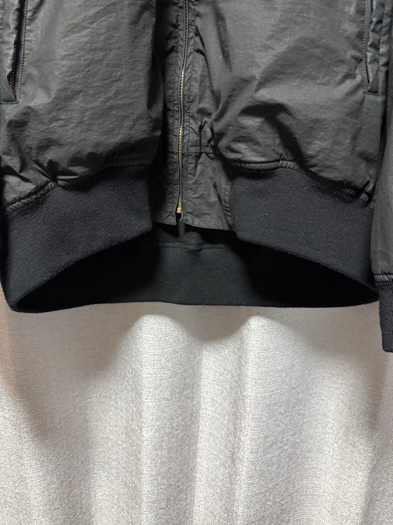 白*子様 25aw comoli コットンナイロン ジップパーカ