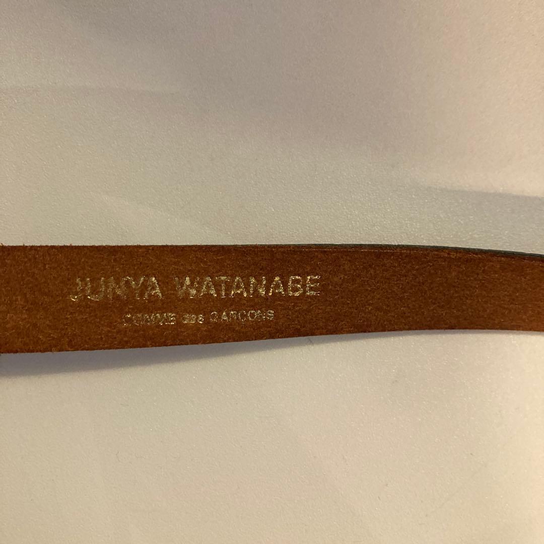 JUNYA WATANABE ブラックレザーベルト