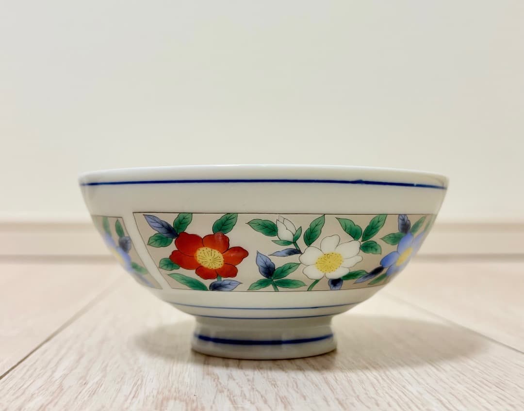 清風窯 八角鉢と茶碗と小皿の5枚セット