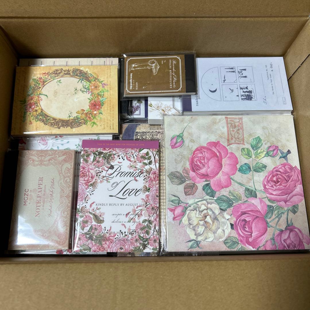 コラージュ素材 海外マステ デザインペーパー まとめ売り⑨