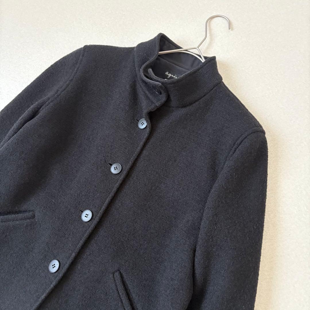 アニエスベー フランス製　ヴァージンウール　ショートコート 2