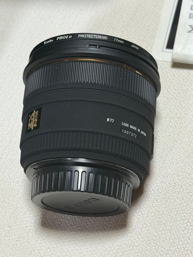 SIGMA 50mm F1.4 EX DG レンズ　キャノン　EFマウント