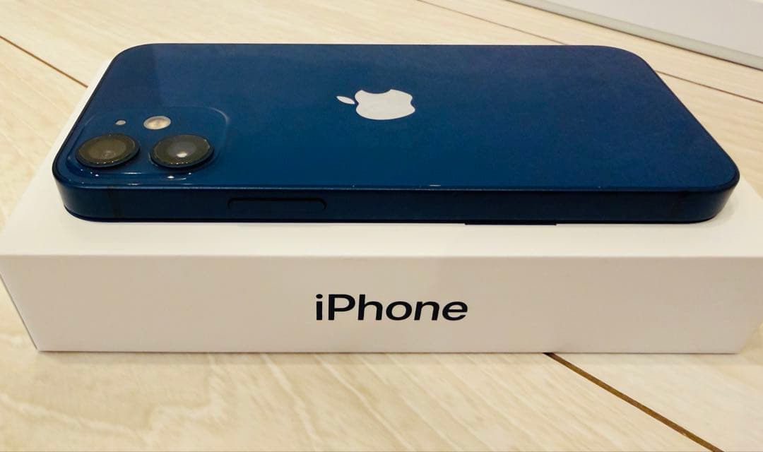 【超美品】 iPhone12mini 128GB ブルー　SIMフリー